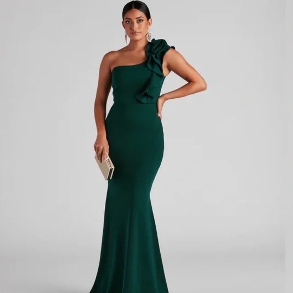 Windsor One Should Diana Dress. Emerald. Size S